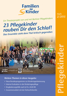 Titelblatt der Fachzeitschrift Pflegekinder 2/2015