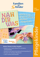 Titelblatt der Fachzeitschrift "Pflegekinder" 1/2017