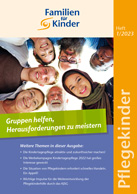 Titelblatt der Fachzeitschrift "Pflegekinder" 1/2023