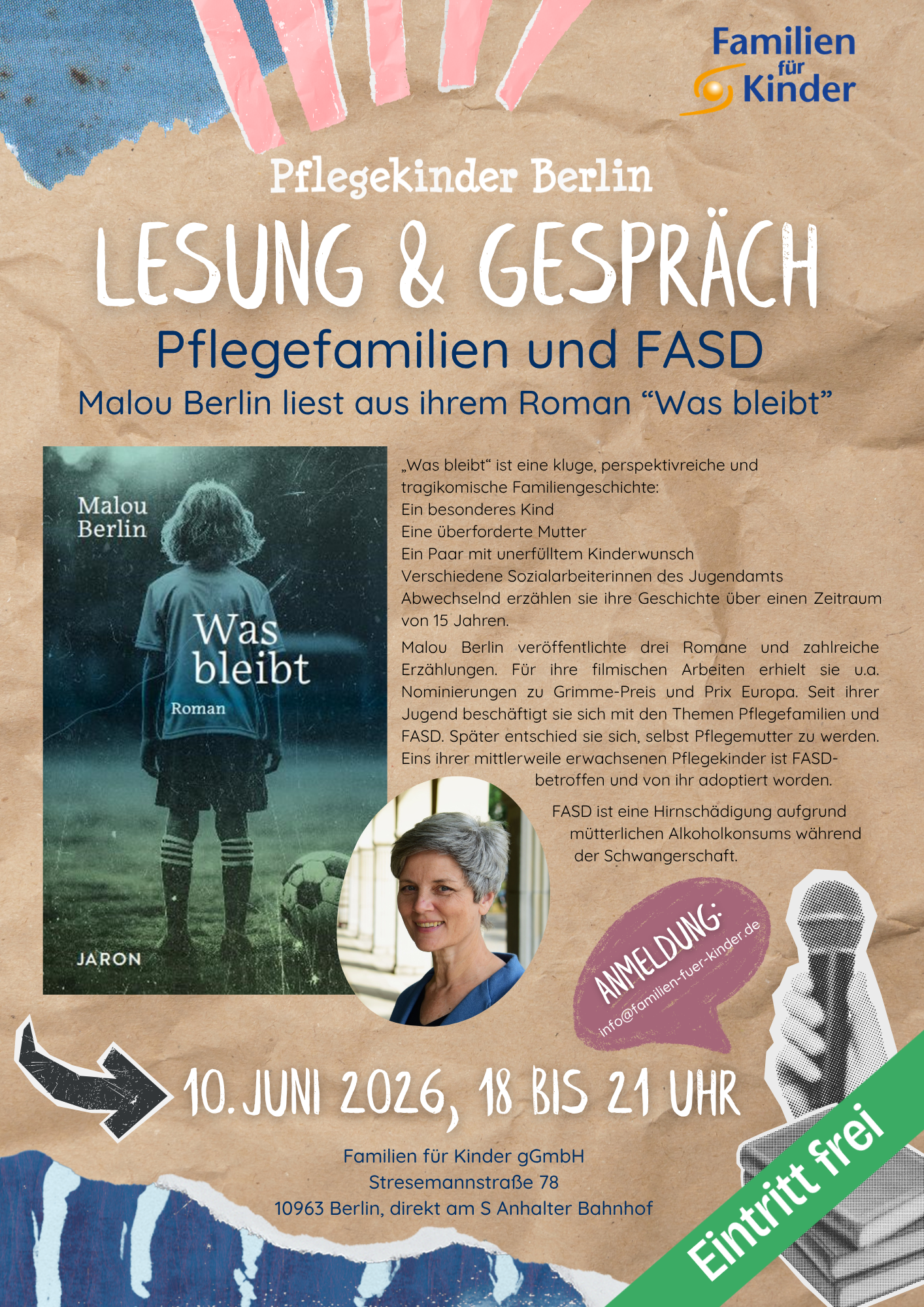 Lesung &amp; Gespr&auml;ch Pflegefamilien und FASD